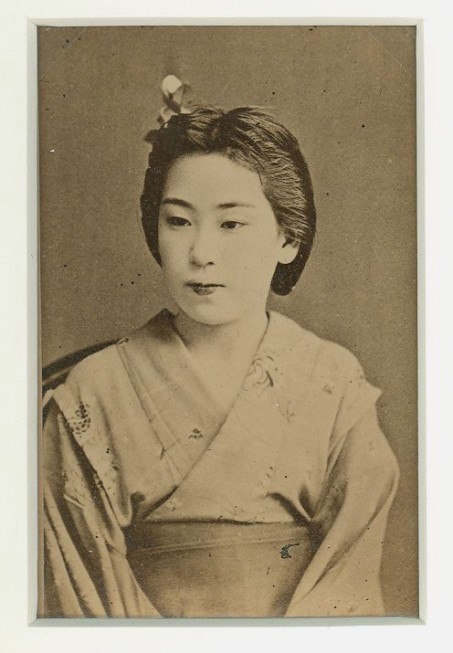 ﻿high Class Japanese Courtesan Katsumi C1870 19th Century Original Photographs
